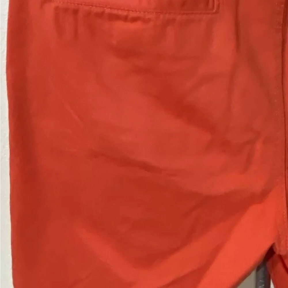 GAP khakis men’s shorts 32×10 Chino Pockets, casual orange cotton - Picture 6 of 7